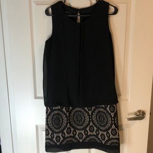 Beautiful Black and Lace AB Studio Dress!!